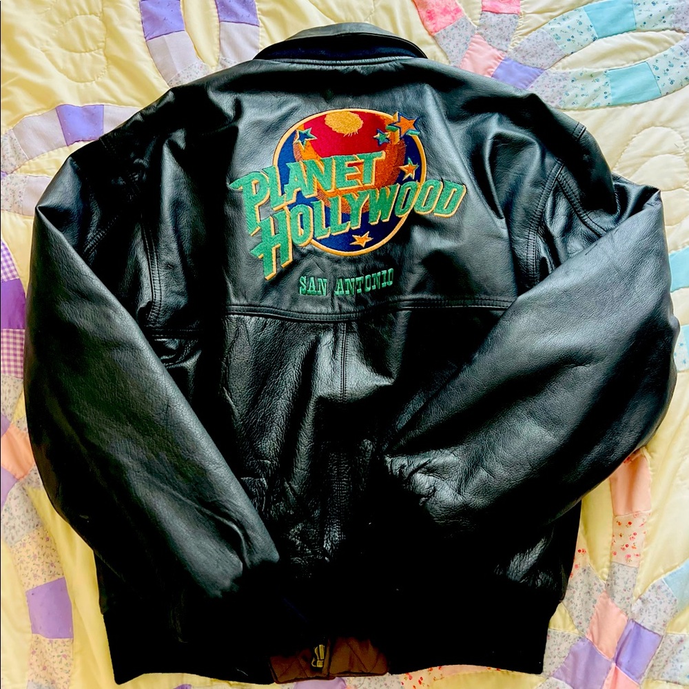 Vintage Planet Hollywood Leather Jacket